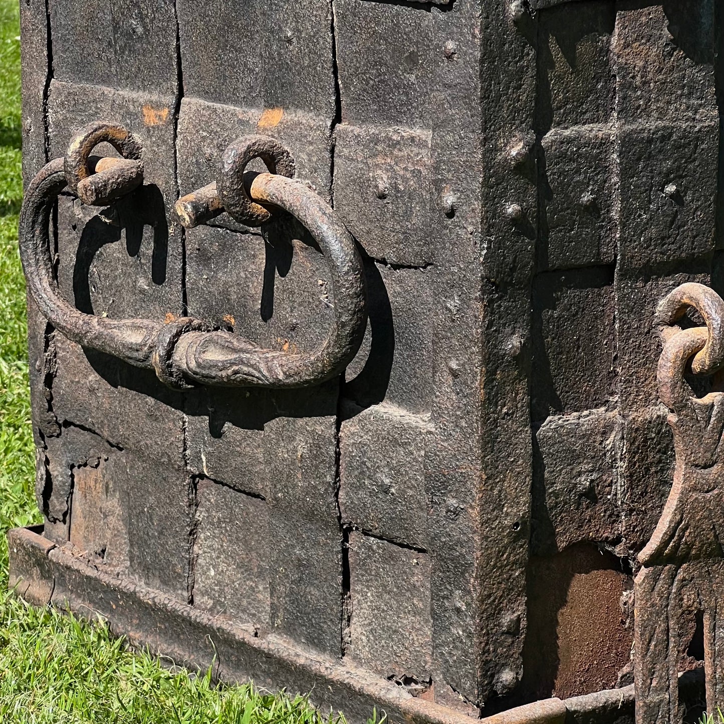A Monumental 17th Century South German Iron Strong Chest, c.1650–1700
