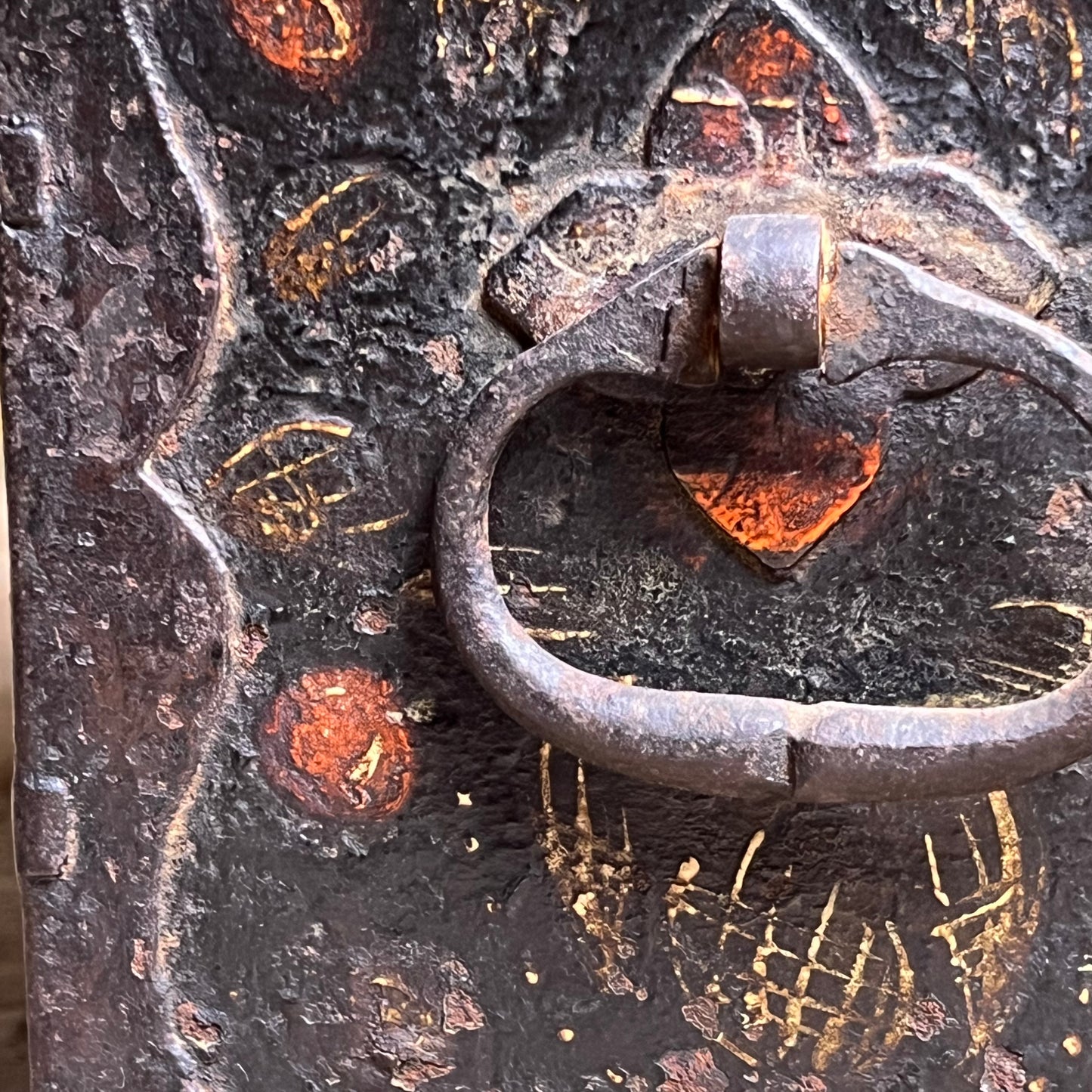 Renaissance Painted Iron Strong Box (Armoured Coffert) c.1580–1620, Nuremberg Southern Germany