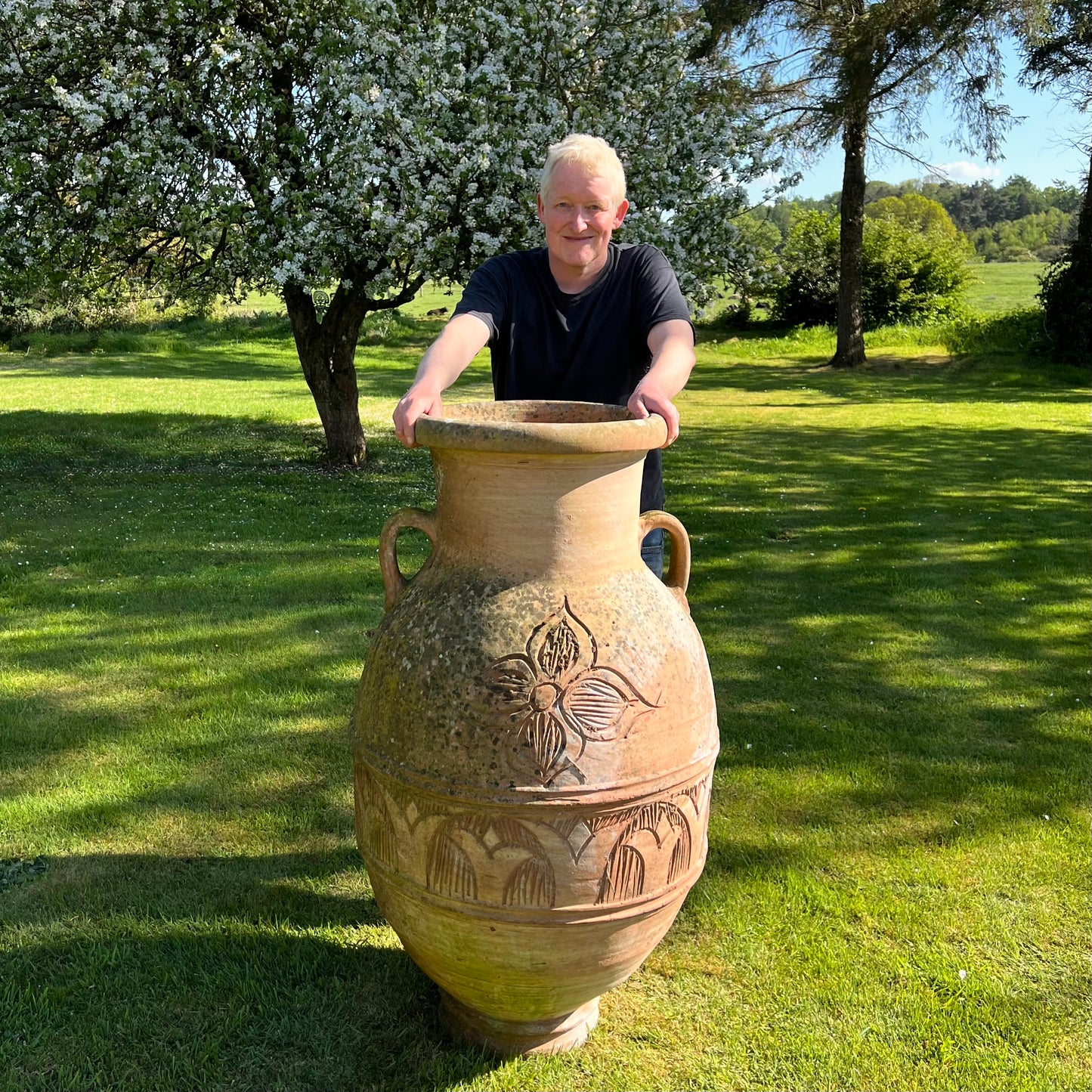 Huge Terracotta Amphora Jar
