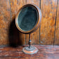 English Victorian Walnut Shaving Mirror with Octagonal Base, c.1850–1865