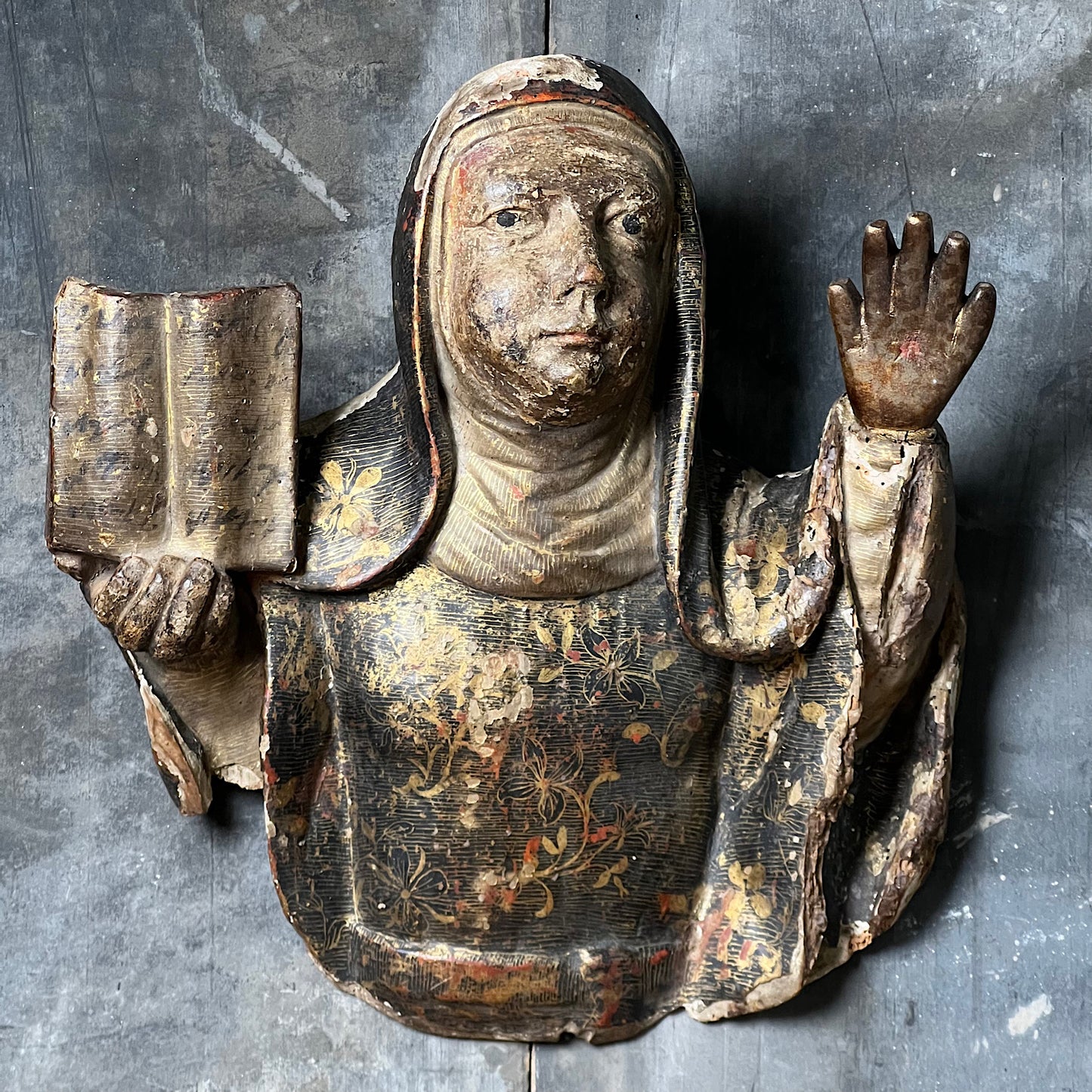 Spanish Carved Bust of St. Teresa of Ávila c.1600