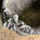 Pair of Georgian Lead Urns with Lion Supports, England c.1820
