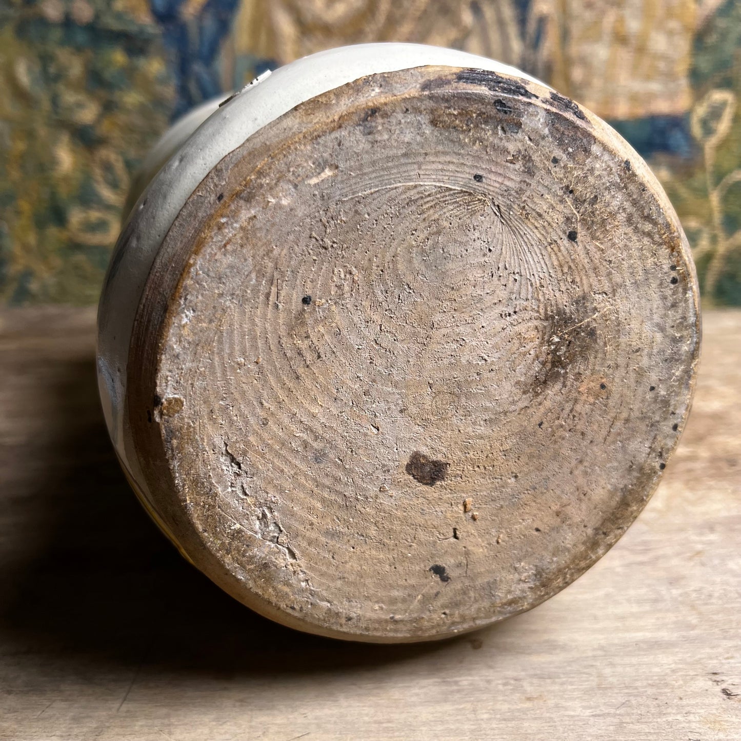 Large Italian Maiolica Albarello, Montelupo (Tuscany), late 17th / early 18th century c. 1690–1720