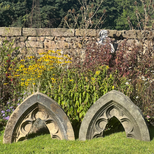 Pair of Victorian Gothic Revival Arches