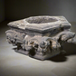 Monumental English Gothic Revival Sandstone Capital c.1850–1880