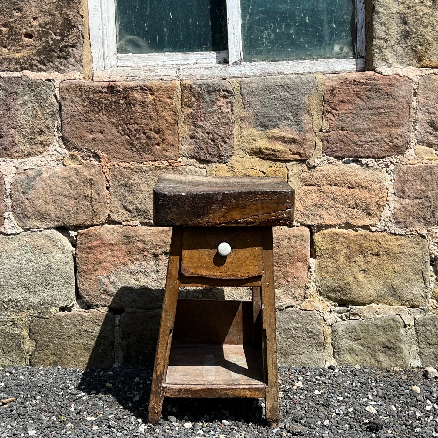 English Chopping Block 19th Century