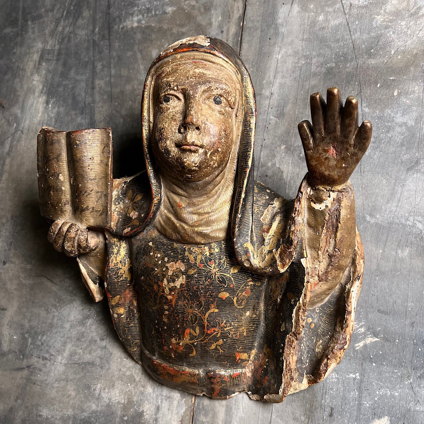 Spanish Carved Bust of St. Teresa of Ávila c.1600