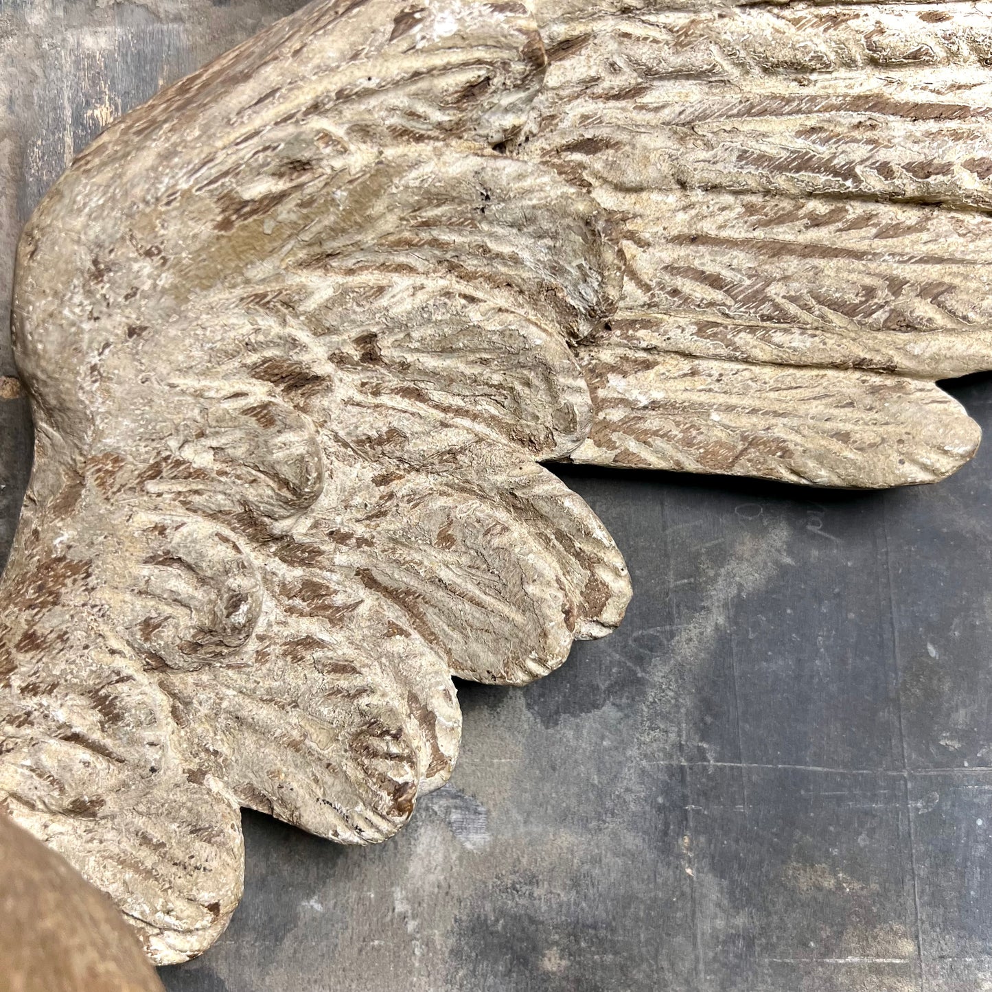 Large Baroque Carved Wooden Angel, c. 1680–1720