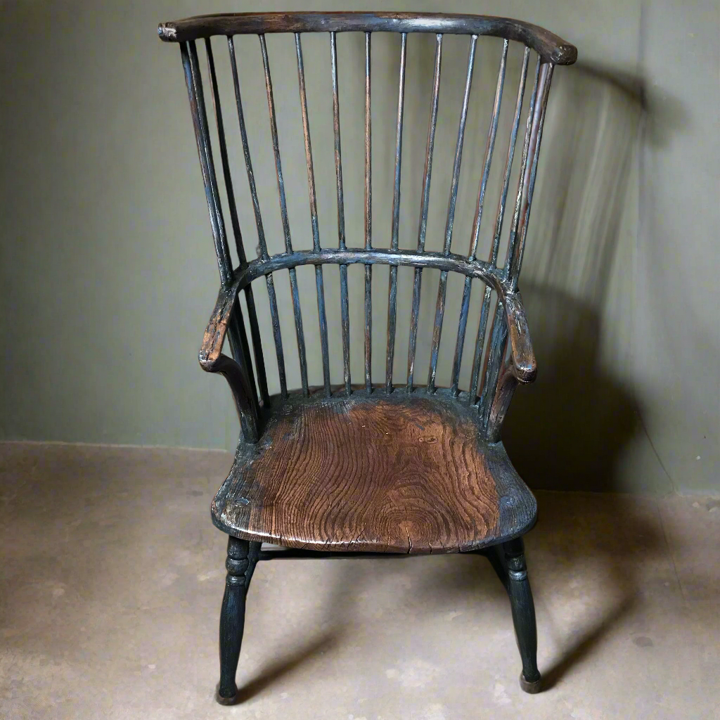 Leicestershire Comb-Back Windsor Armchair c.1780–1800