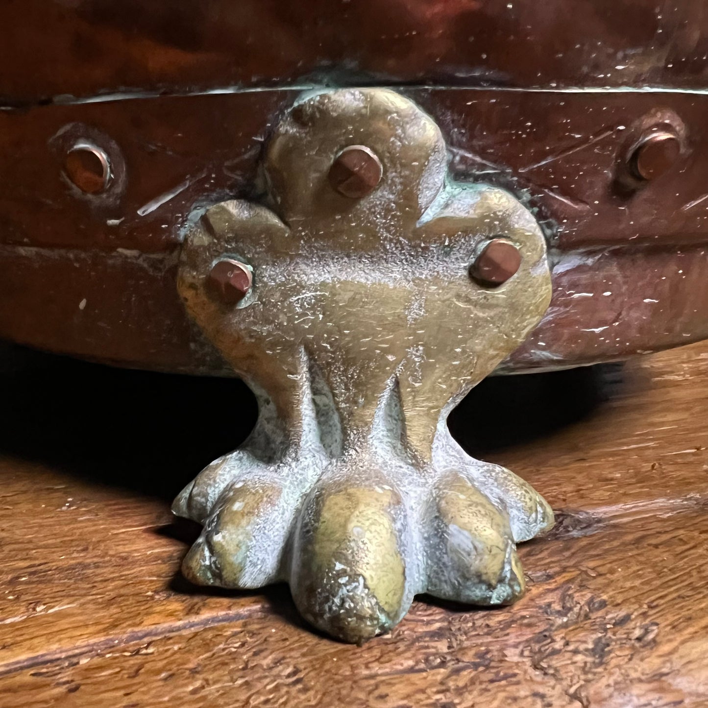 Medium 19th Century Copper Log Bin