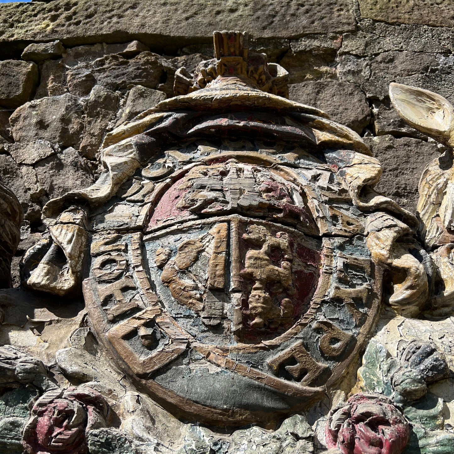 Royal Coat of Arms from Newby Hall c.1860