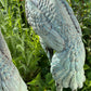 Pair of Meiji Style Bronze Garden Cranes with Fountain Spouts Mid 20th Century
