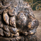 Italian Baroque Carved Walnut Lion Furniture Bearers, 17th century (c. 1650–1700)