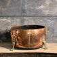 Huge 19th Century Copper Log Bin