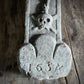 Carved Stone Italian Plague Marker d.1654