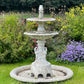 Late 19th Century American Zinc Garden Fountain, Attributed to J. W. Fiske, New York