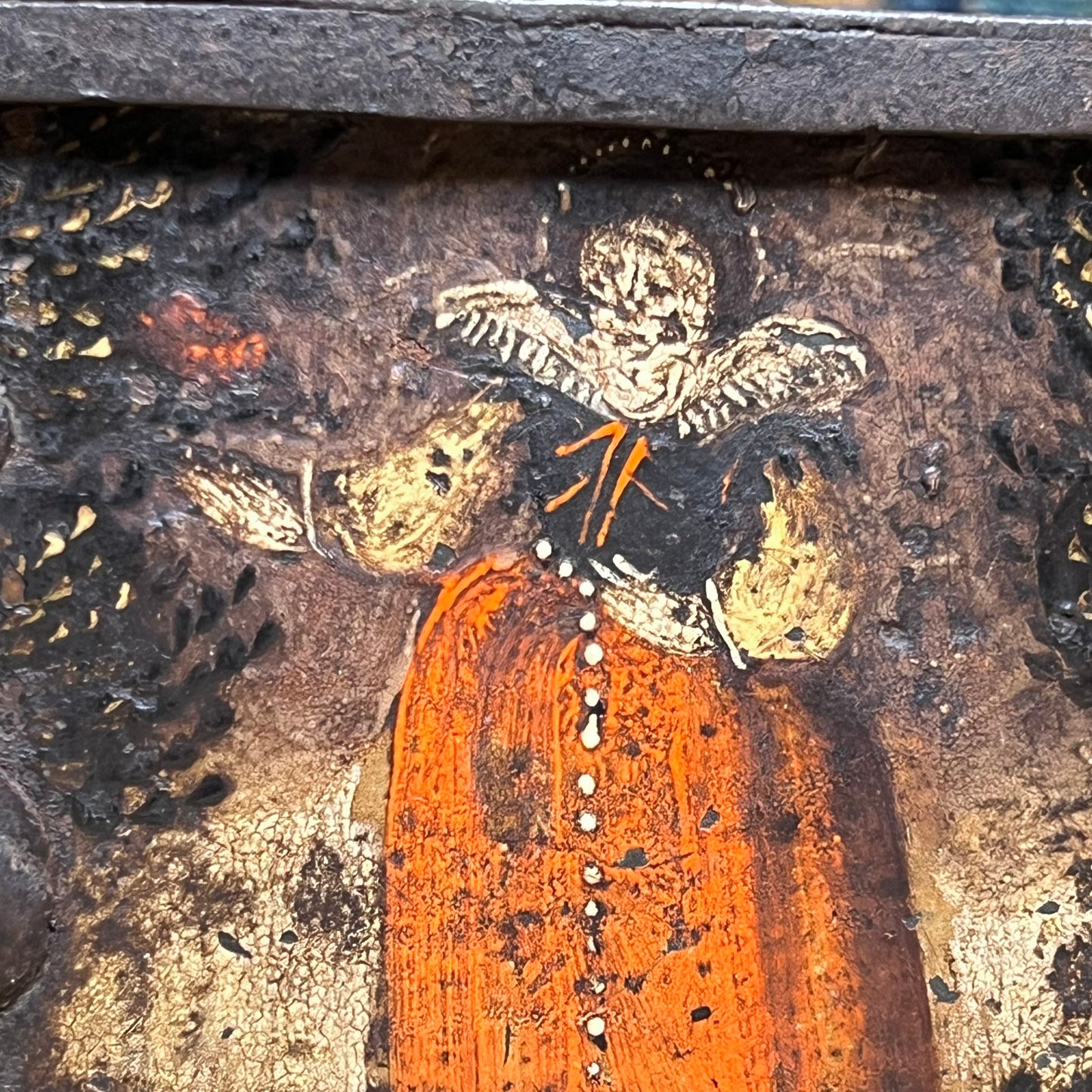 Renaissance Painted Iron Strong Box (Armoured Coffert) c.1580–1620, Nuremberg Southern Germany