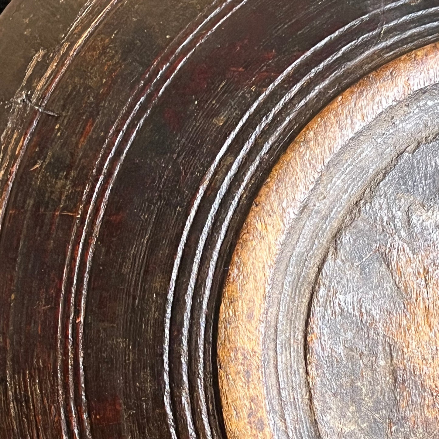 An Early English Turned Applewood Dairy Bowl, Late 17th or earlier