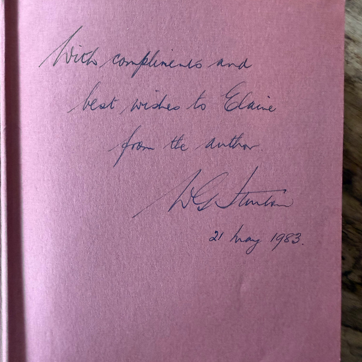 Rare Signed First Edition – Treason: For My Daily Bread by W. G. Stanton, 1977