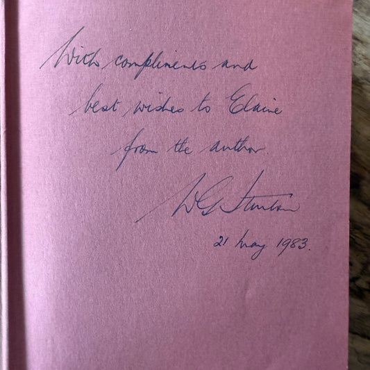 Rare Signed First Edition – Treason: For My Daily Bread by W. G. Stanton, 1977