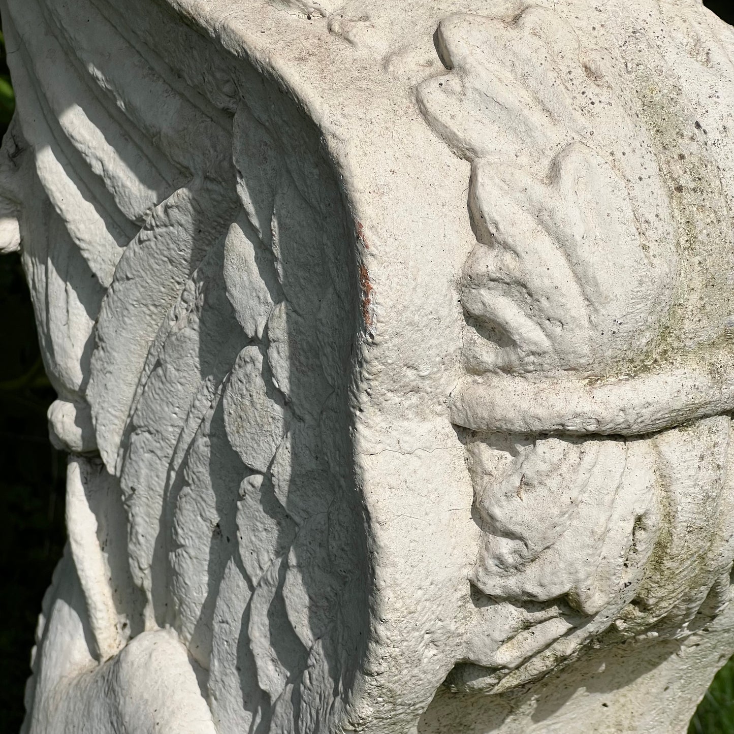 Carrara Marble Console Table with Renaissance-Style Griffin Supports