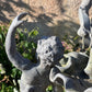 English Lead Garden Fountain with Cherub Figures, c.1920