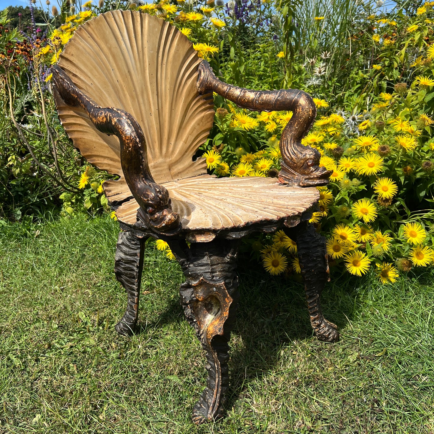 Pauly & Cie Venetian Grotto Armchair, Venice, Italy, Late 19th Century