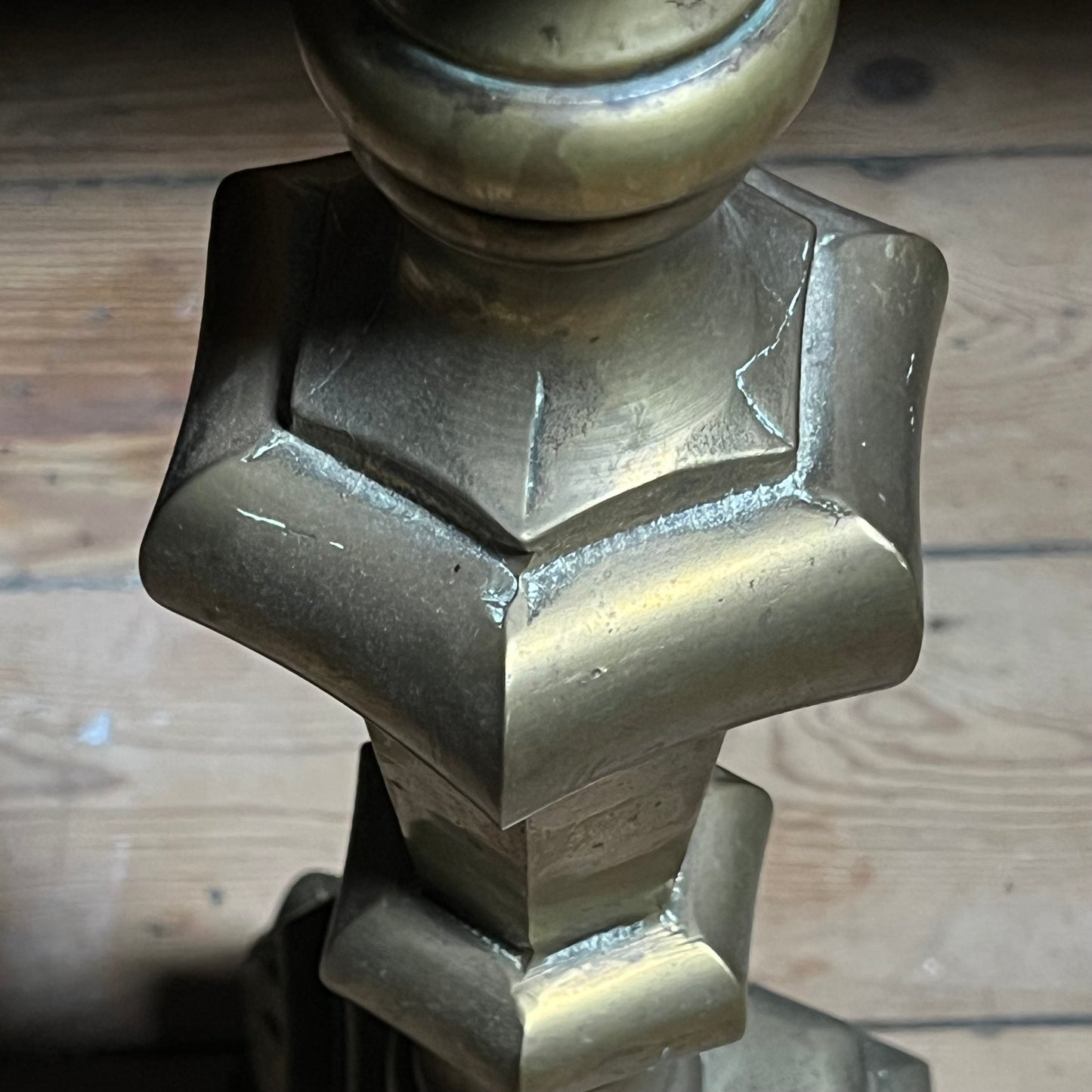 17th Century Italian Brass Ecclesiastical Floor Candlestick