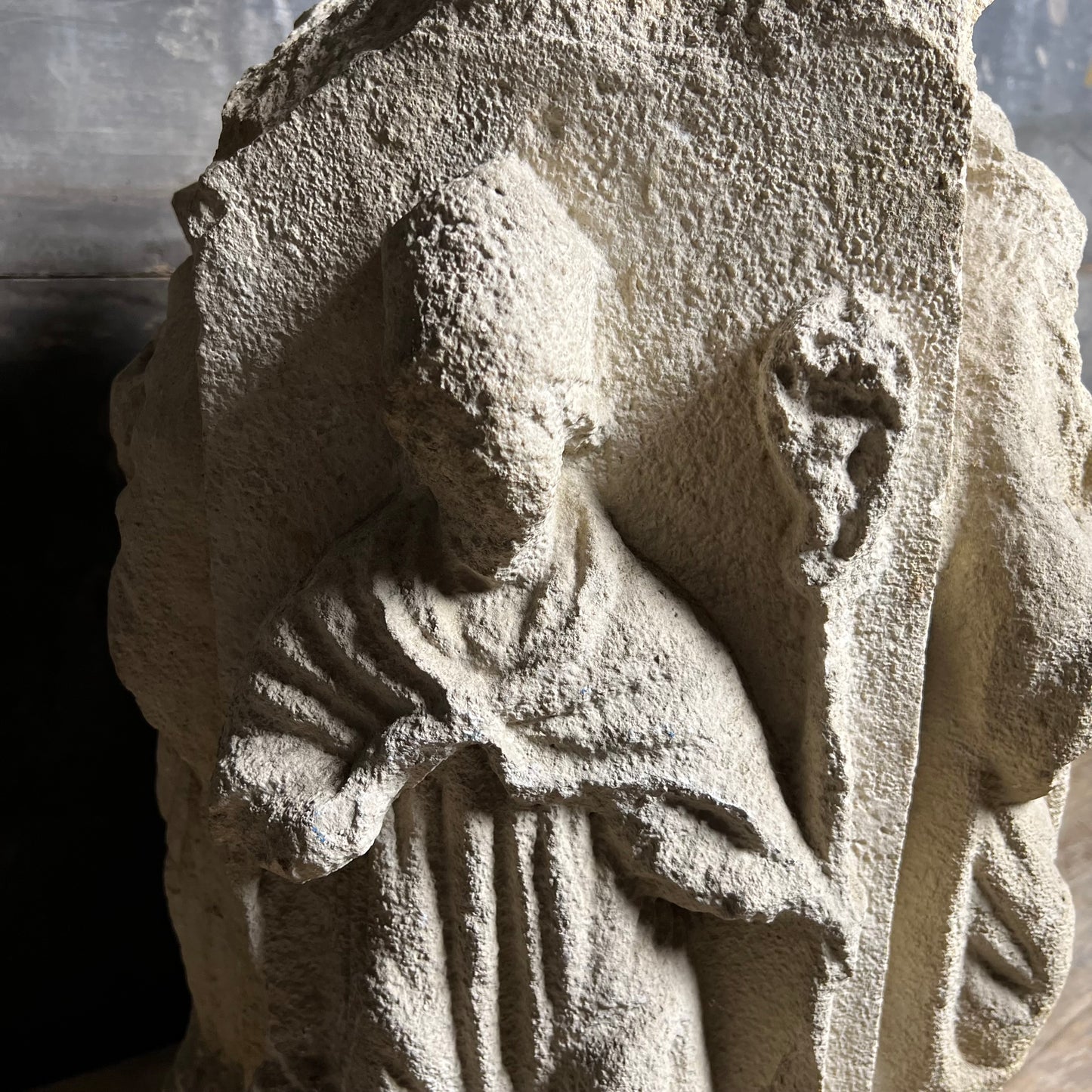 A Four-Sided French Gothic Limestone Capital or Pedestal from a Shrine or Chapel, Northern France, c.1280–1350