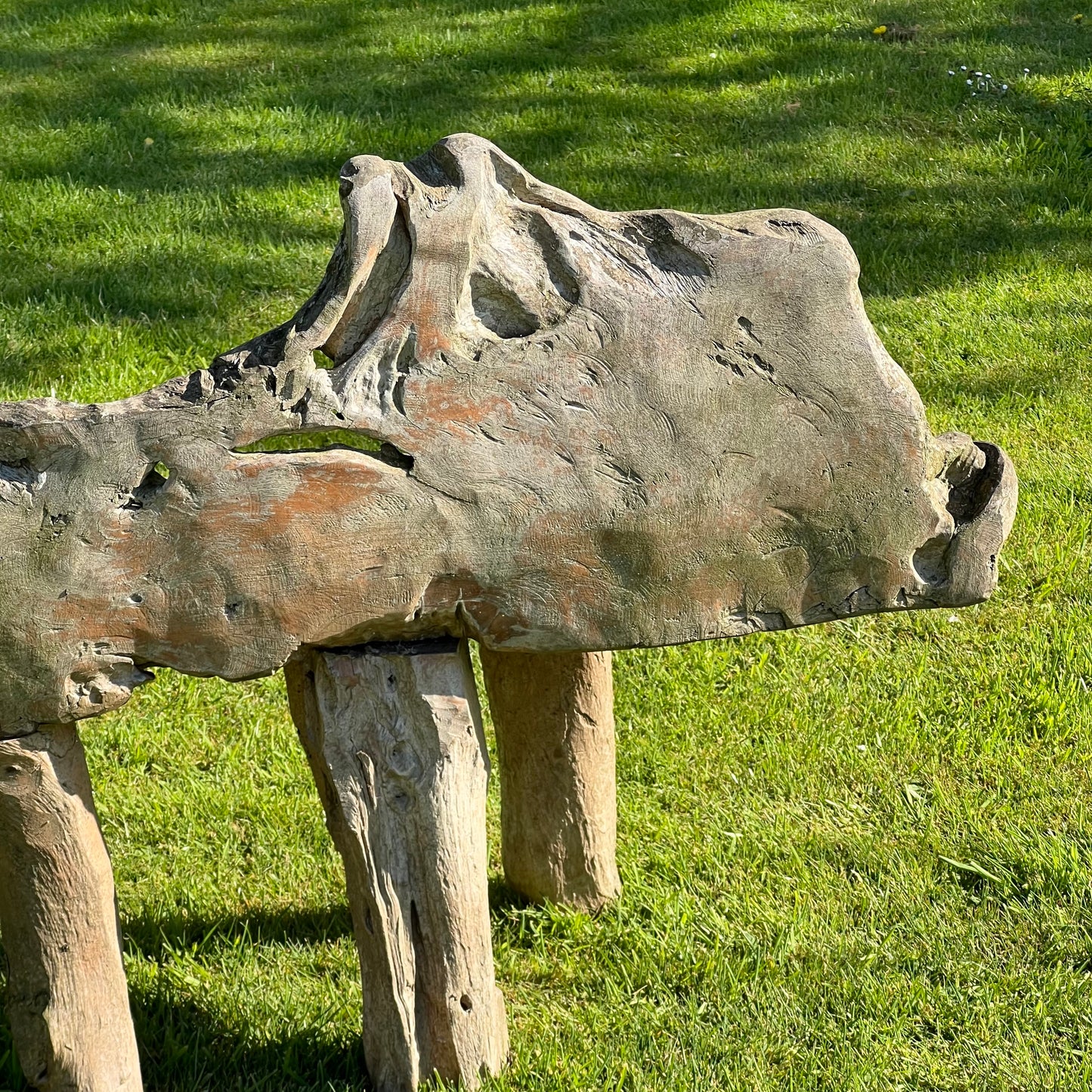 Primitive Organically Formed Root Bench