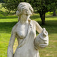 Statue of a Classical Maiden Carrying Water and Wine Mid 20th Century