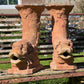 Pair of Italian Terracotta Dolphin Fountain Spouts, Late 18th / Early 19th Century
