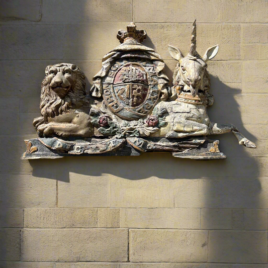 Royal Coat of Arms from Newby Hall c.1860