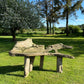 Primitive Organically Formed Root Bench