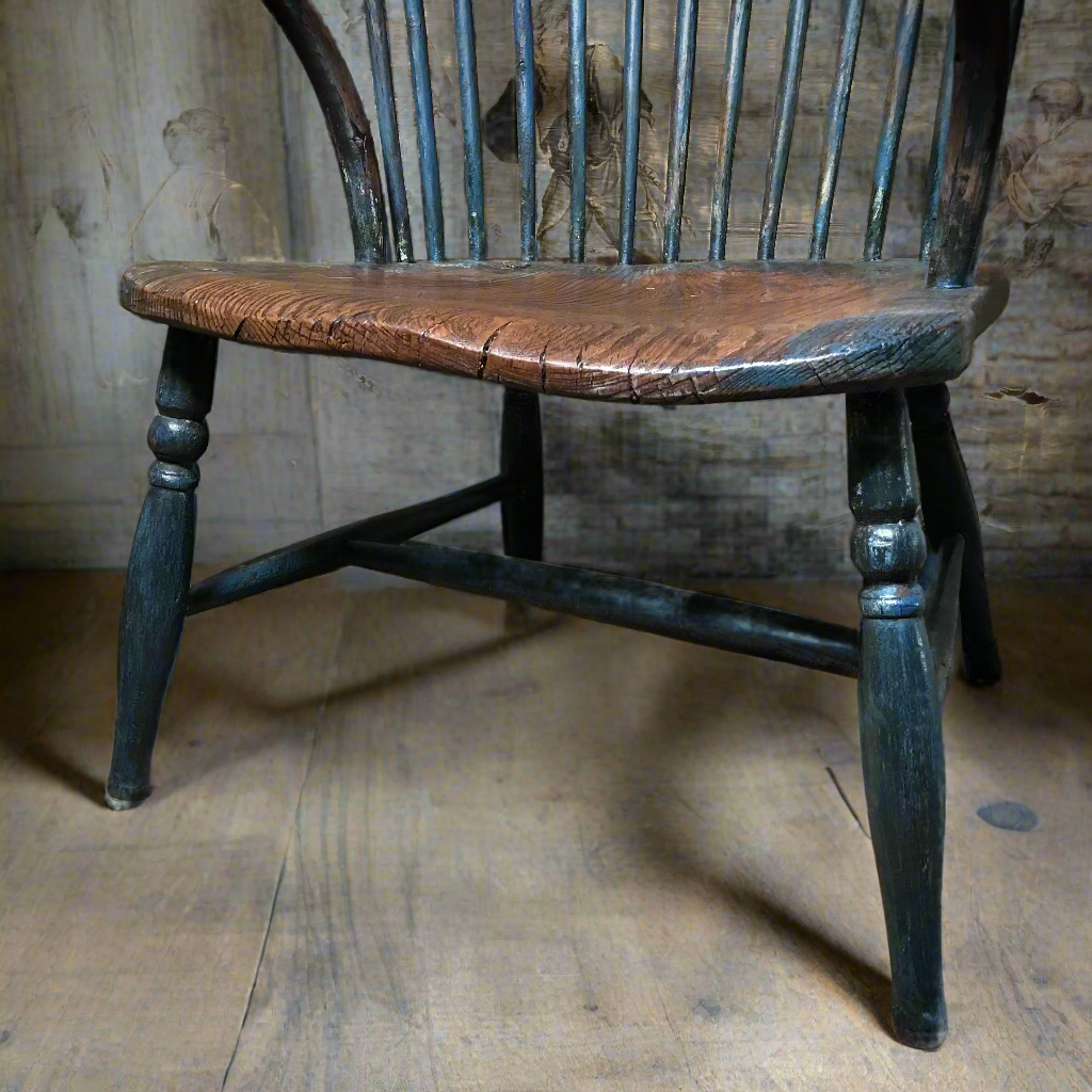 Leicestershire Comb-Back Windsor Armchair c.1780–1800
