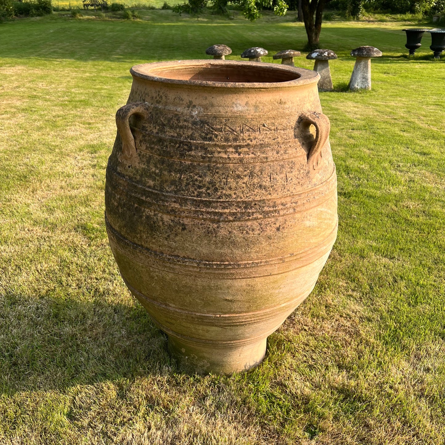 XL Terracotta Cretan Greek Pithoi Jar