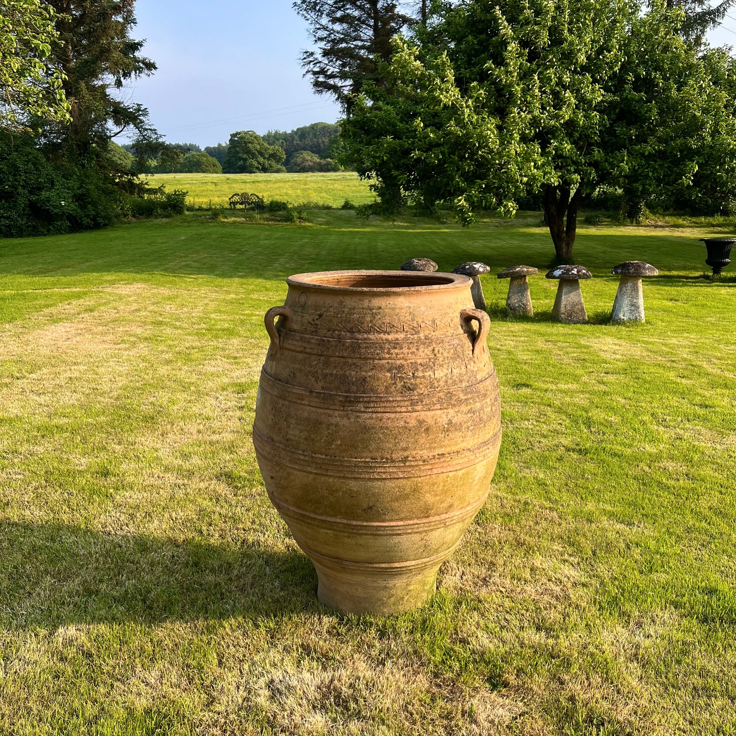 XL Terracotta Cretan Greek Pithoi Jar