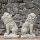 Stone Composite Lions Mid 20th Century