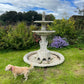 Late 19th Century American Zinc Garden Fountain, Attributed to J. W. Fiske, New York