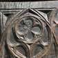 Remarkable English Oak Gothic Coffer c.1480