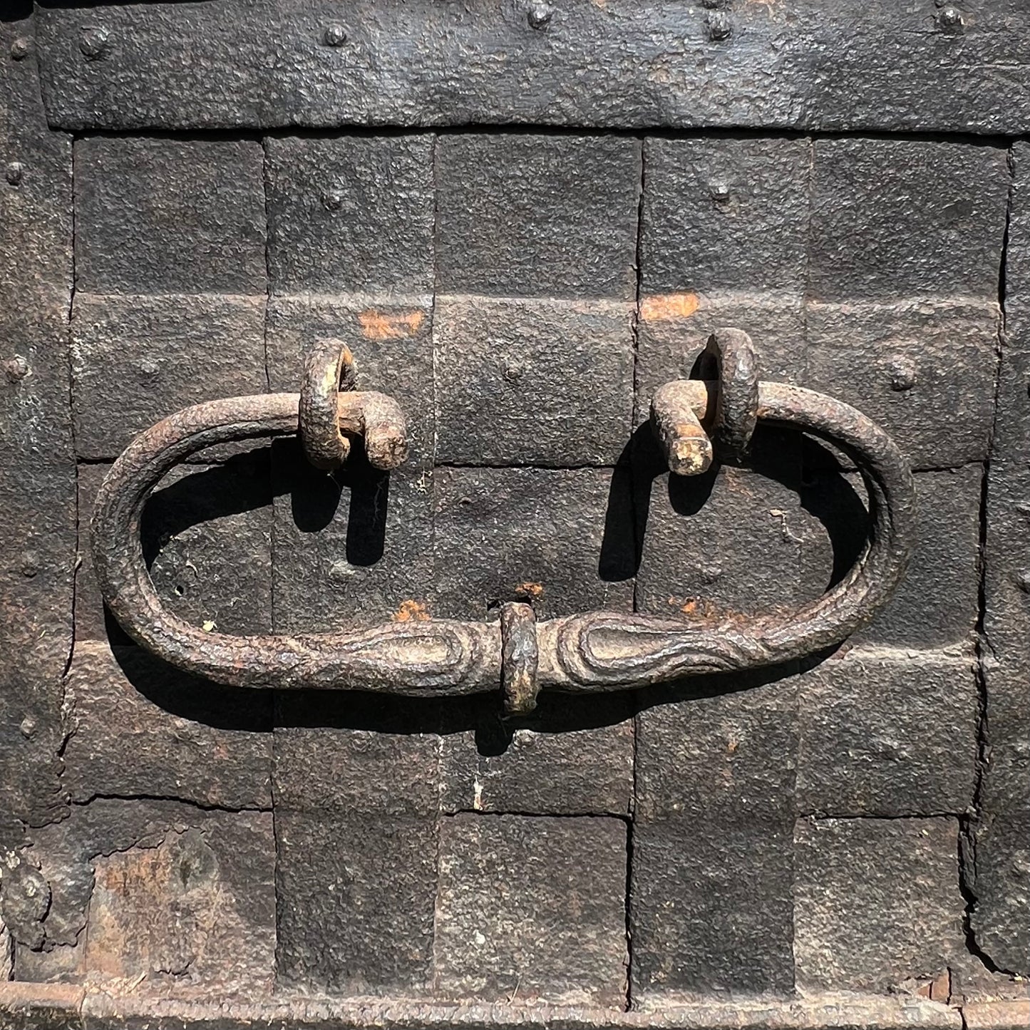 A Monumental 17th Century South German Iron Strong Chest, c.1650–1700