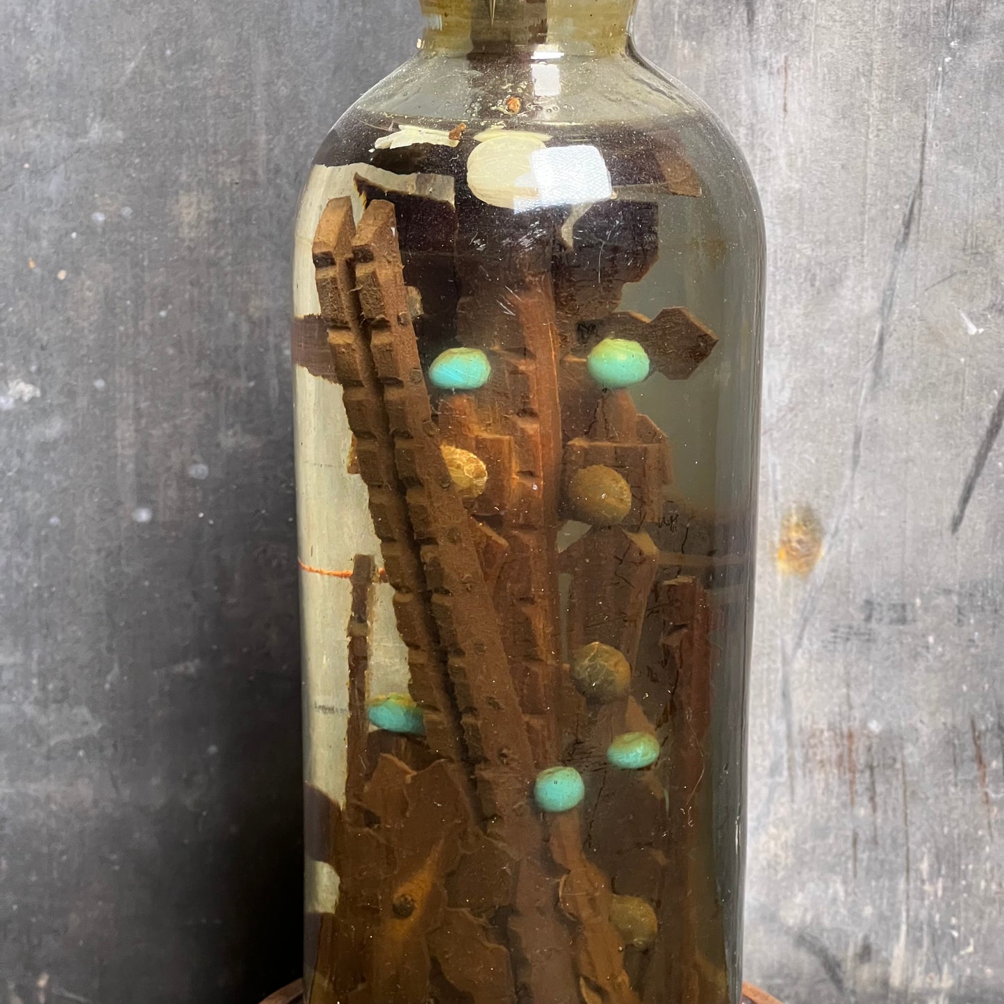 Central European Folk-Devotional “God in a Bottle”, c.1890–1915