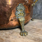 Huge 19th Century Copper Log Bin