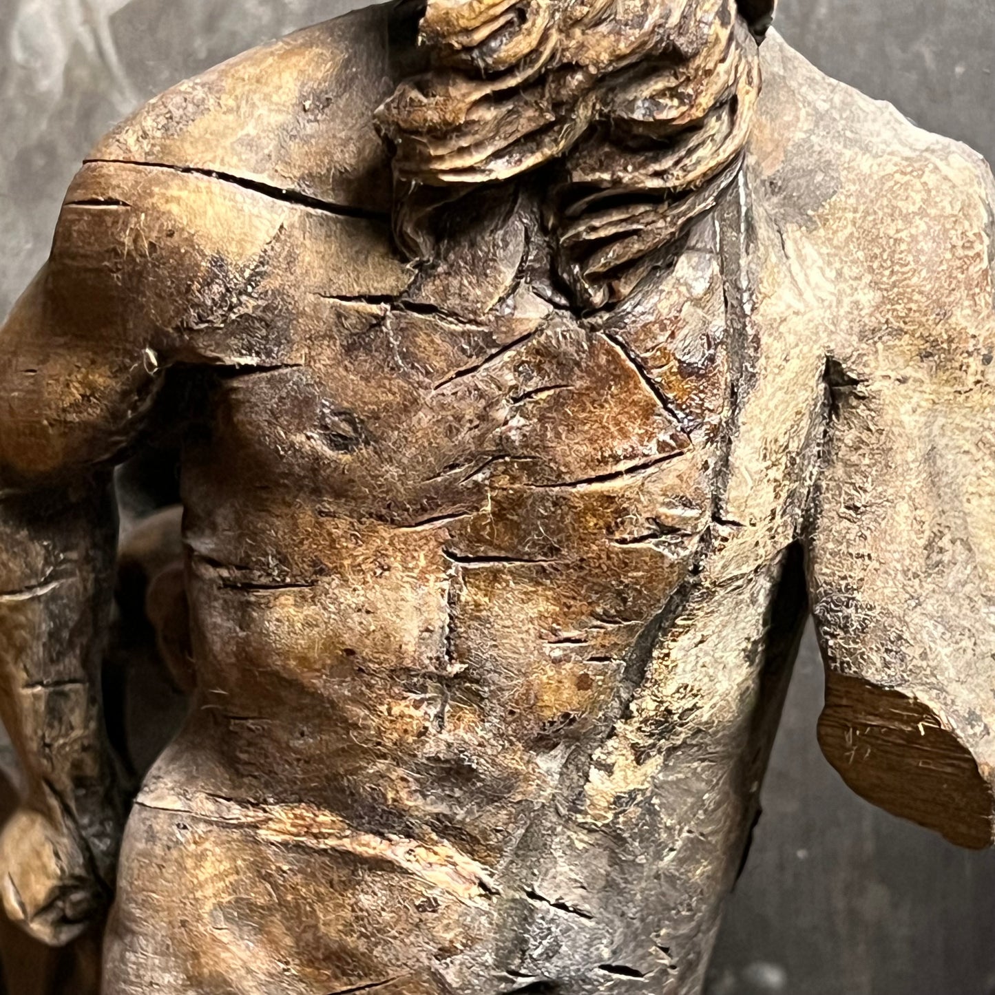 Baroque Limewood Relief with Angel, Lamb and Allegorical Figures, c.1650–1720