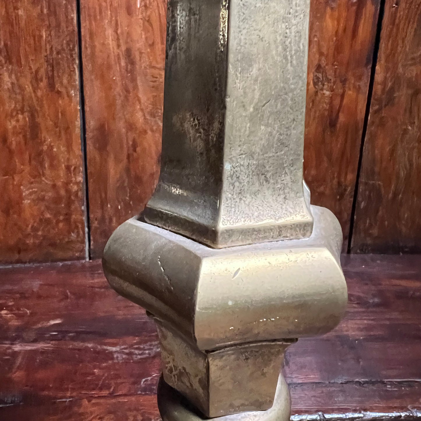 17th Century Italian Brass Ecclesiastical Floor Candlestick