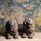 Italian Baroque Carved Walnut Lion Furniture Bearers, 17th century (c. 1650–1700)