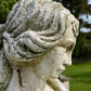 Statue of a Classical Maiden Carrying Water and Wine Mid 20th Century