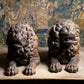 Italian Baroque Carved Walnut Lion Furniture Bearers, 17th century (c. 1650–1700)