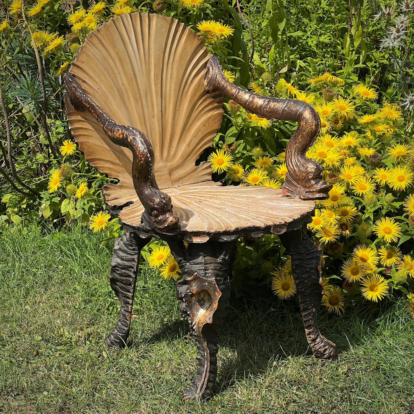 Pauly & Cie Venetian Grotto Armchair, Venice, Italy, Late 19th Century