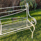 Regency Strapwork Wrought Iron Garden Bench c.1820